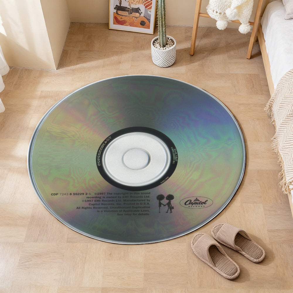 Radiohead – OK Computer Album Music CD Round Rug