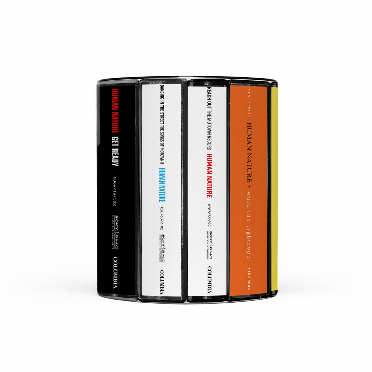 Human Nature Albums Cassette Collection Retro Accent Mug