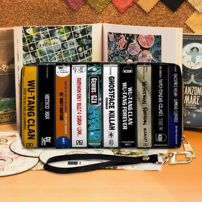 Wu-tang Clan Albums Cassette Vintage Leather Long Wallet