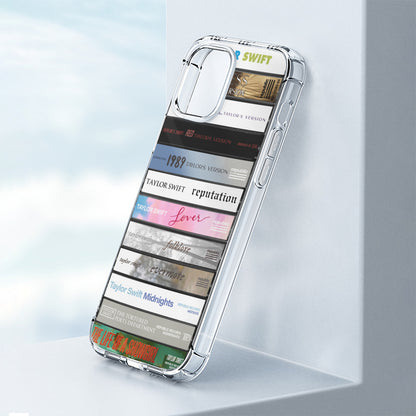 Taylor Swift Albums Cassette Collection Retro Phone Case (Taylor's Version)