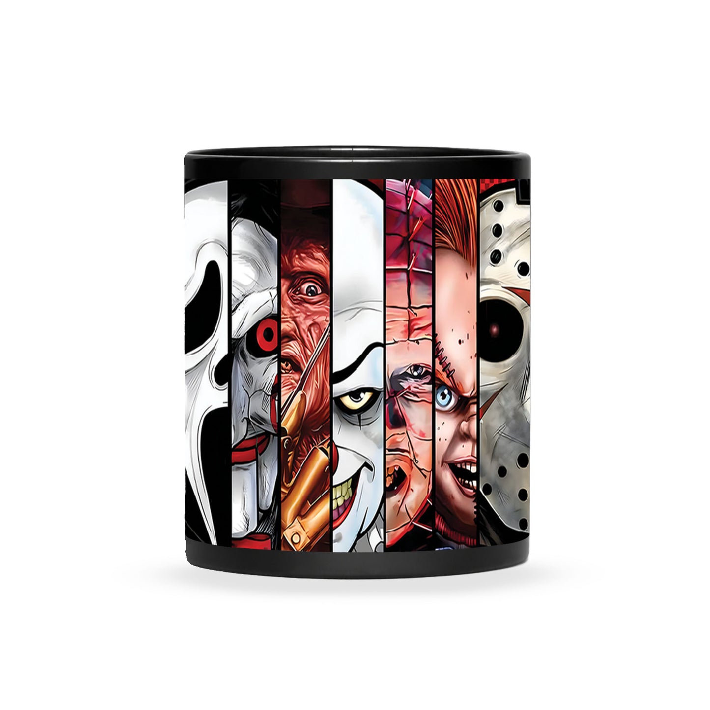 VHS Tape Halloween Movies Nostalgic Black Mug - Character Horror