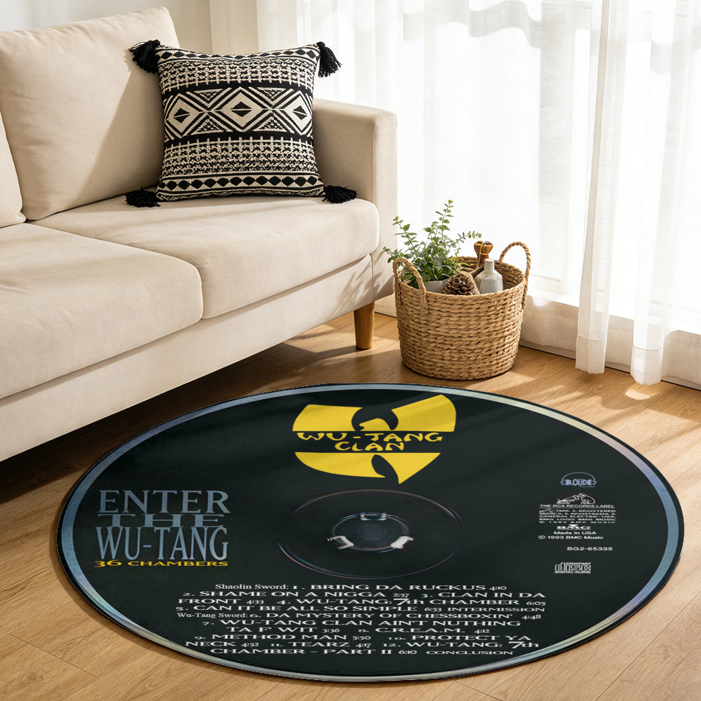 Wu-Tang Clan – Enter The Wu-Tang (36 Chambers) Album Music CD Round Rug