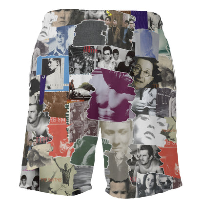 The Smiths Albums Covers Collage Unisex Hawaiian Shorts