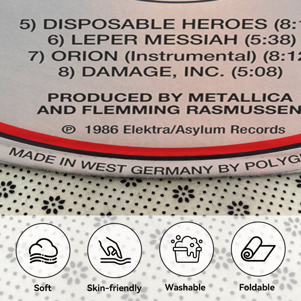 Metallica  - Master of Puppets Album Music CD Round Rug