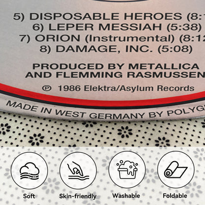 Metallica  - Master of Puppets Album Music CD Round Rug