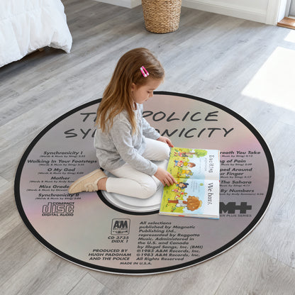 The Police - Synchronicity Album Music CD Round Rug