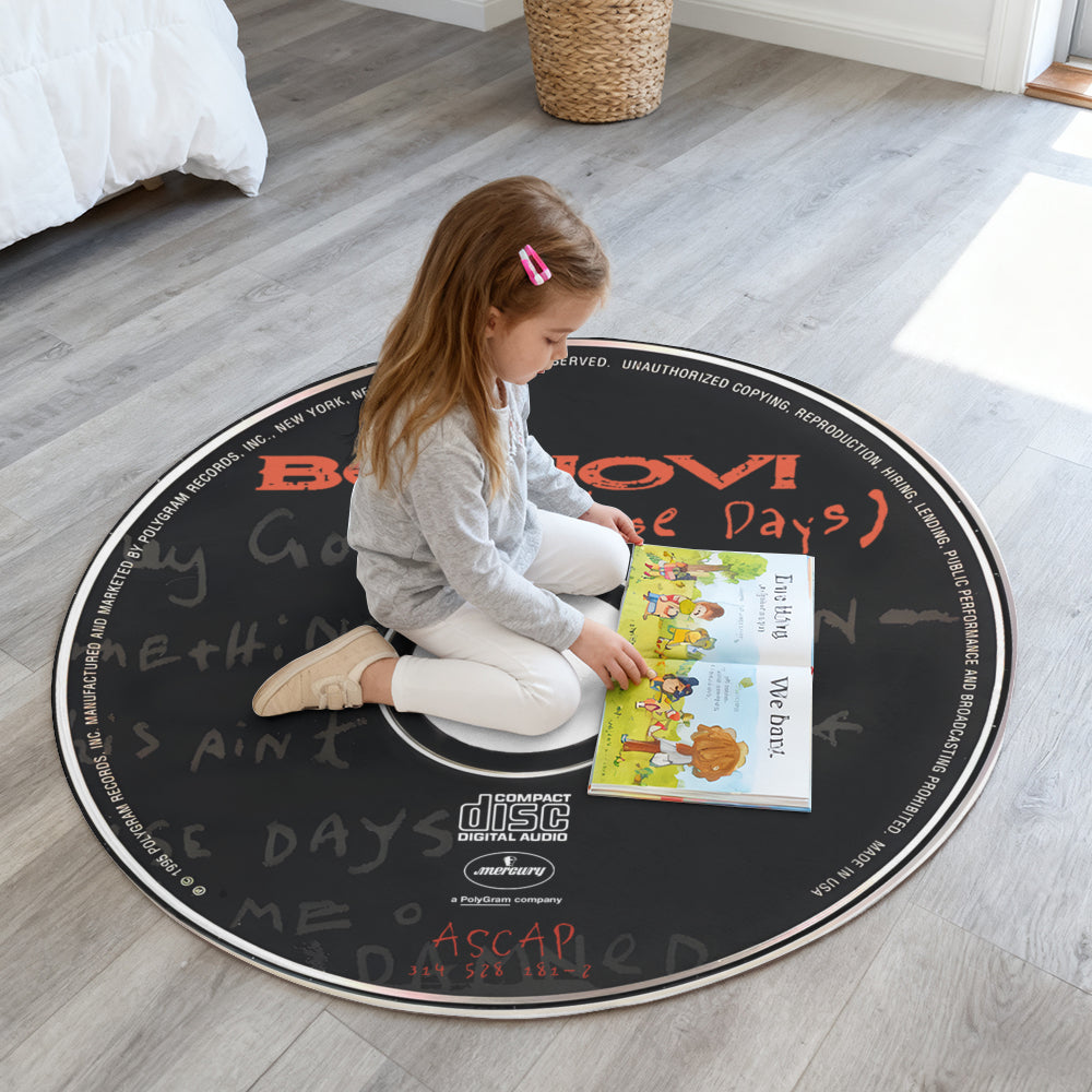 Bon Jovi – These Days Album Music CD Round Rug