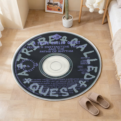 A Tribe Called Quest - People's Instinctive Travels and the Paths of Rhythm Album Music CD Round Rug