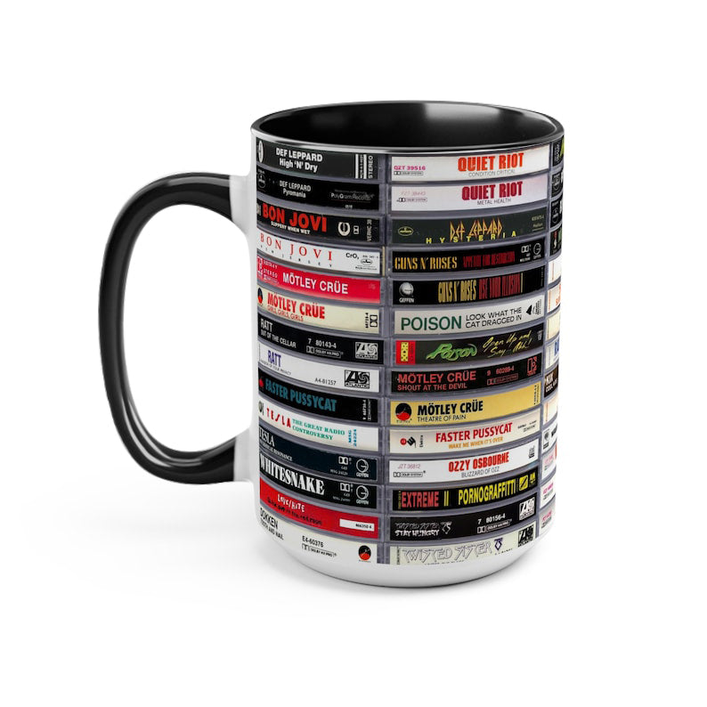 Metal Heavy Metal Kings Classic Tapes Accent Coffee Mugs