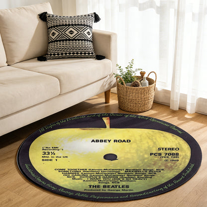 The Beatles – Abbey Road Album Music LD Round Rug