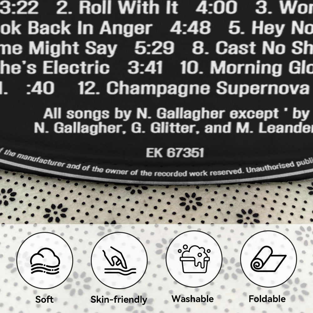 Oasis – (What's The Story) Morning Glory? Album Music CD Round Rug (Copy)