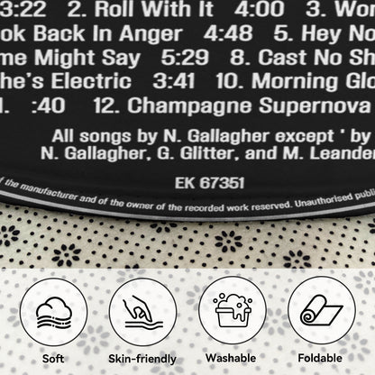 Oasis – (What's The Story) Morning Glory? Album Music CD Round Rug (Copy)