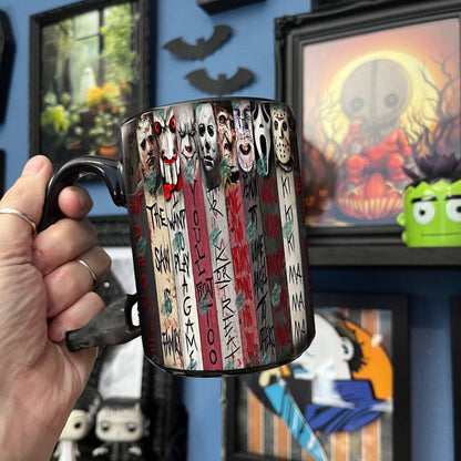 Halloween Horror Character Movies Nostalgic Black Mug