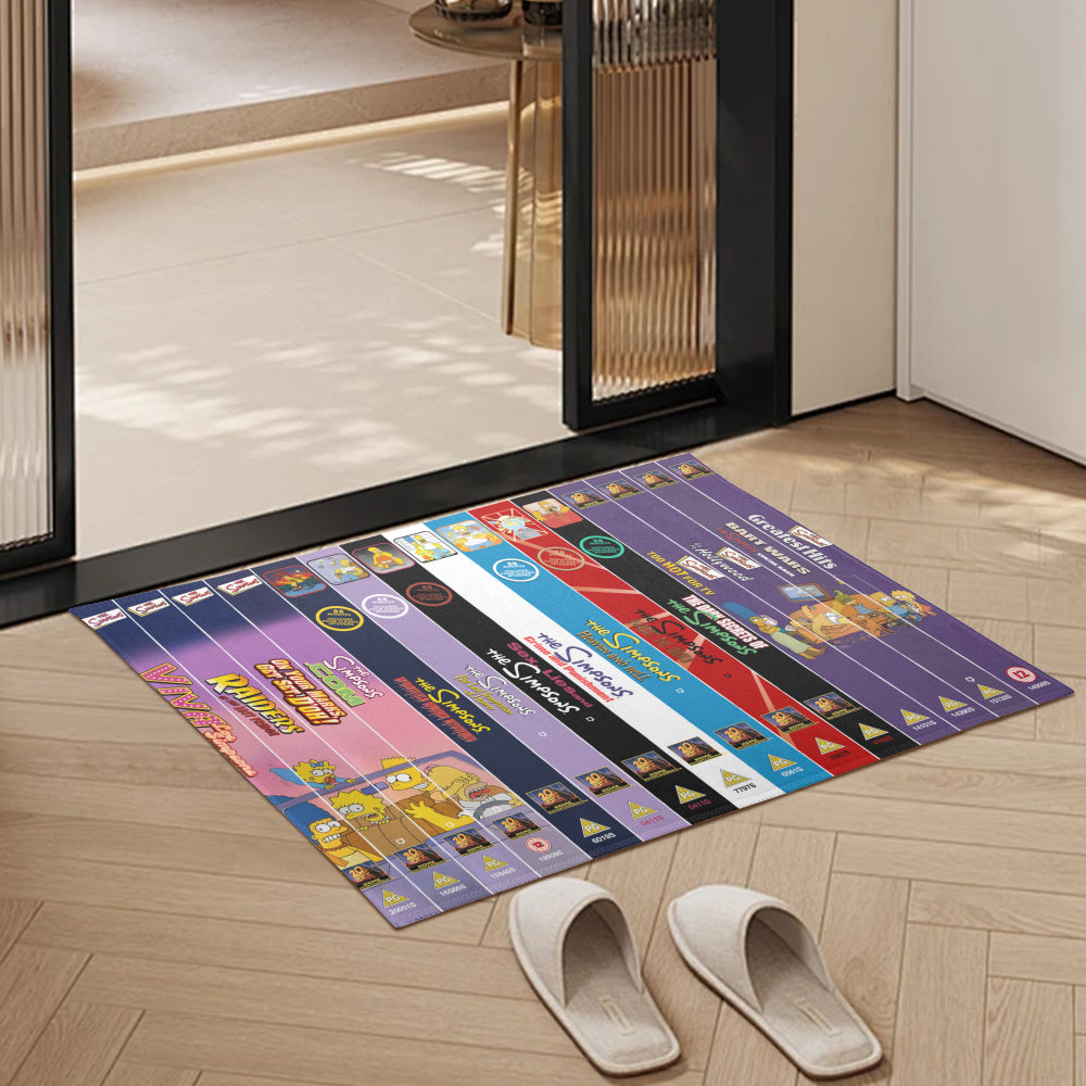 VHS Tape The Simpsons Classics Movies Indoor Rug