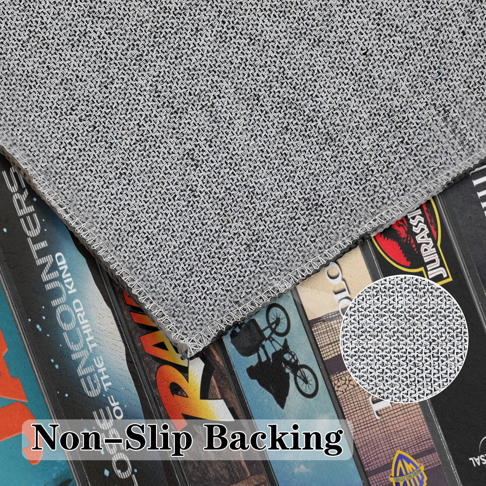 Steven Spielberg VHS Tape Movies Collection Indoor Rug