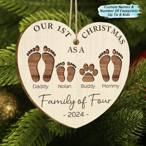 ornament!wood!first-christmas-family-footprints