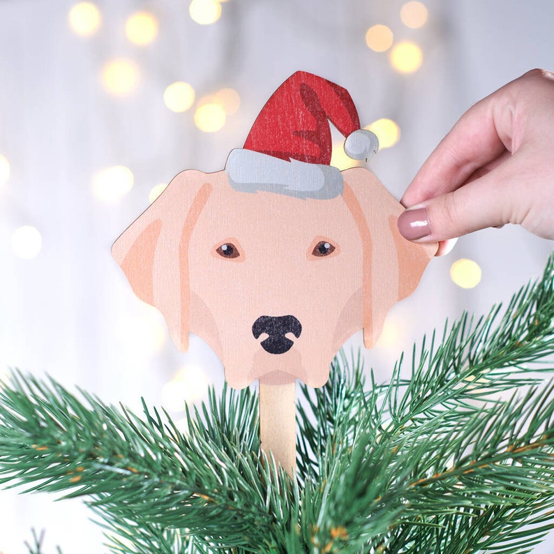 Personalized Dog Breed Christmas Tree Topper