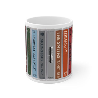 The Smiths and Morrissey Cassette Collection White Mug