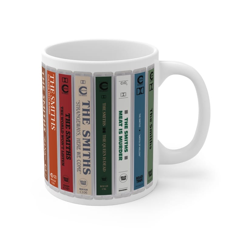 The Smiths and Morrissey Cassette Collection White Mug