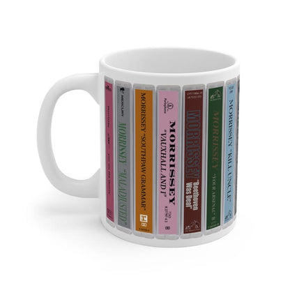 The Smiths and Morrissey Cassette Collection White Mug