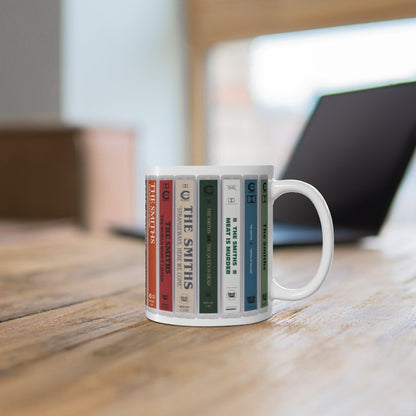 The Smiths and Morrissey Cassette Collection White Mug