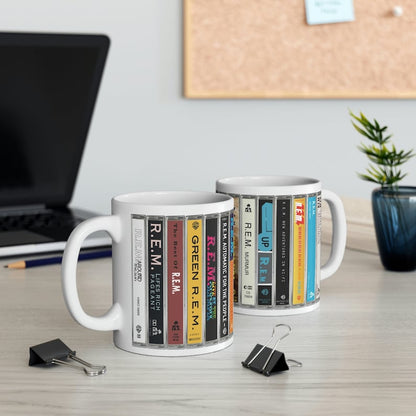 R.E.M. 80s Music Cassette Albums Mug