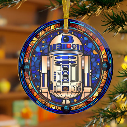 Star Wars R2-D2 Glass Ornament