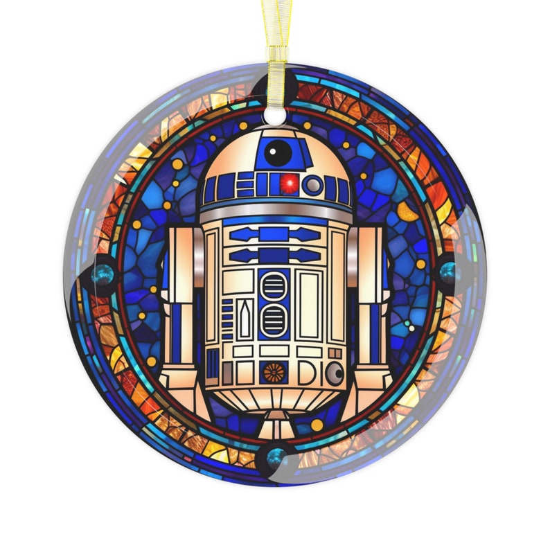 Star Wars R2-D2 Glass Ornament