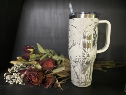 The Nightmare Before Christmas Engraved 40Oz Tumbler