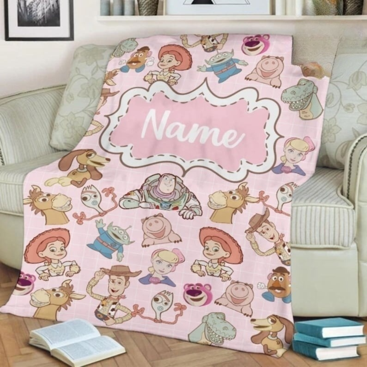 Personalized Disney Toy Story Blanket