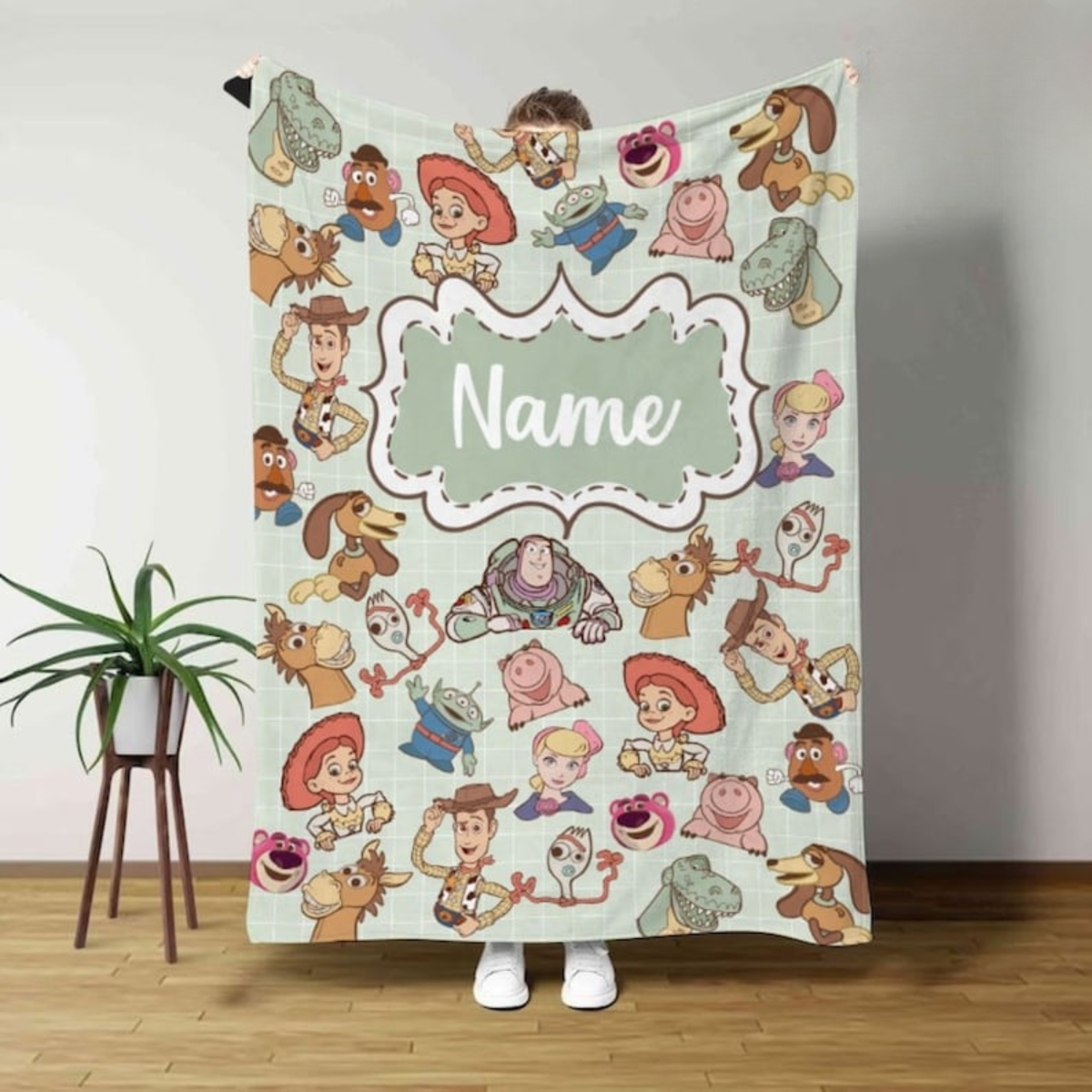 Personalized Disney Toy Story Blanket