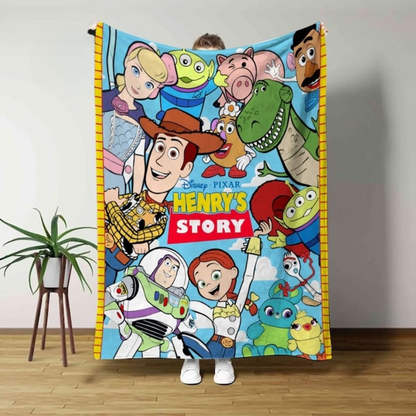 Personalized Disney Toy Story Blanket