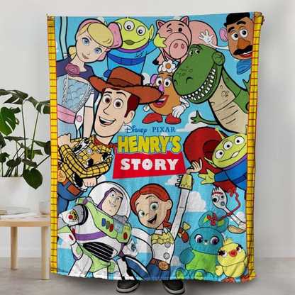 Personalized Disney Toy Story Blanket