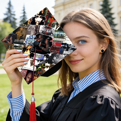 Custom Graduation Cap Album Cover Topper
