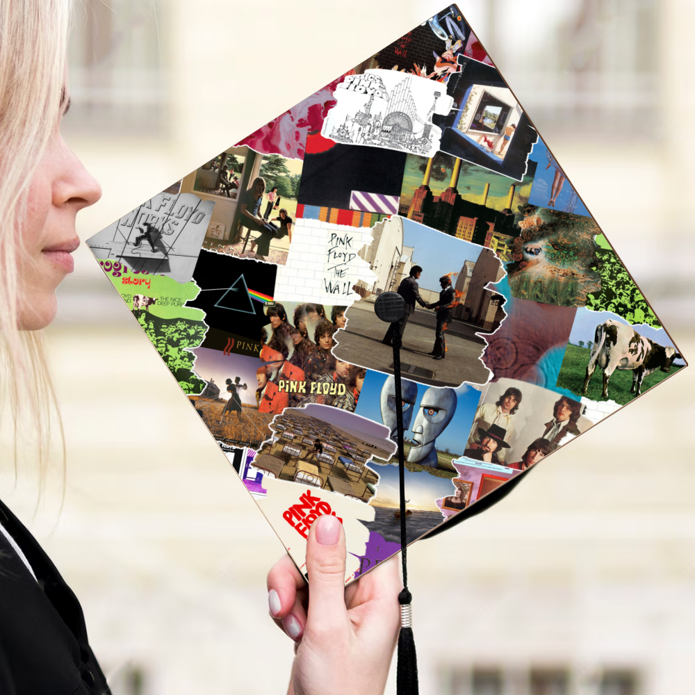 Custom Graduation Cap Album Cover Topper