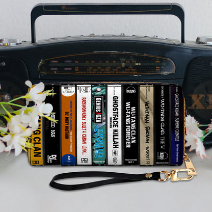 Wu-tang Clan Albums Cassette Vintage Leather Long Wallet
