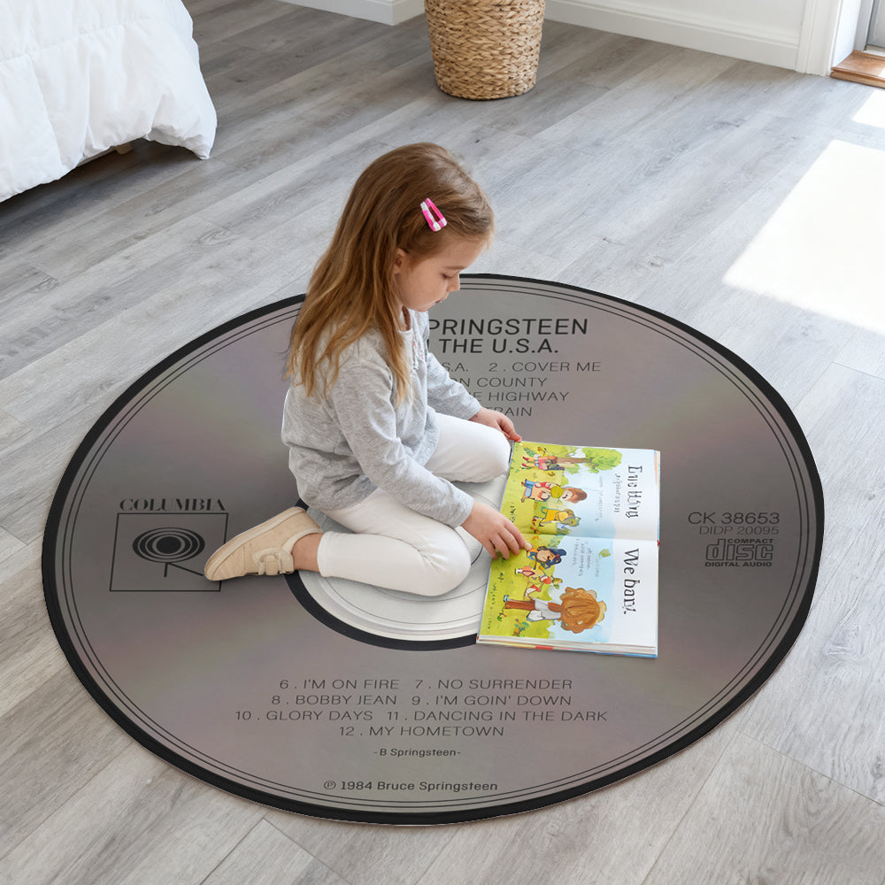 Bruce Springsteen – Born In The U.S.A. Album Music CD Round Rug