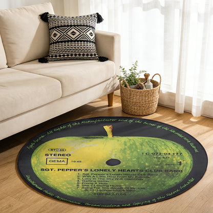 The Beatles – Sgt. Pepper's Lonely Hearts Club Band Album Music LP Round Rug