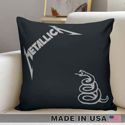 Metallica self-title Album Cover Canvas Pillow (Insert Included)