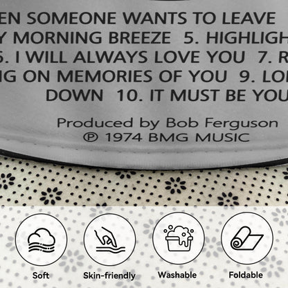 Jolene - Dolly Parton Album Music CD Round Rug