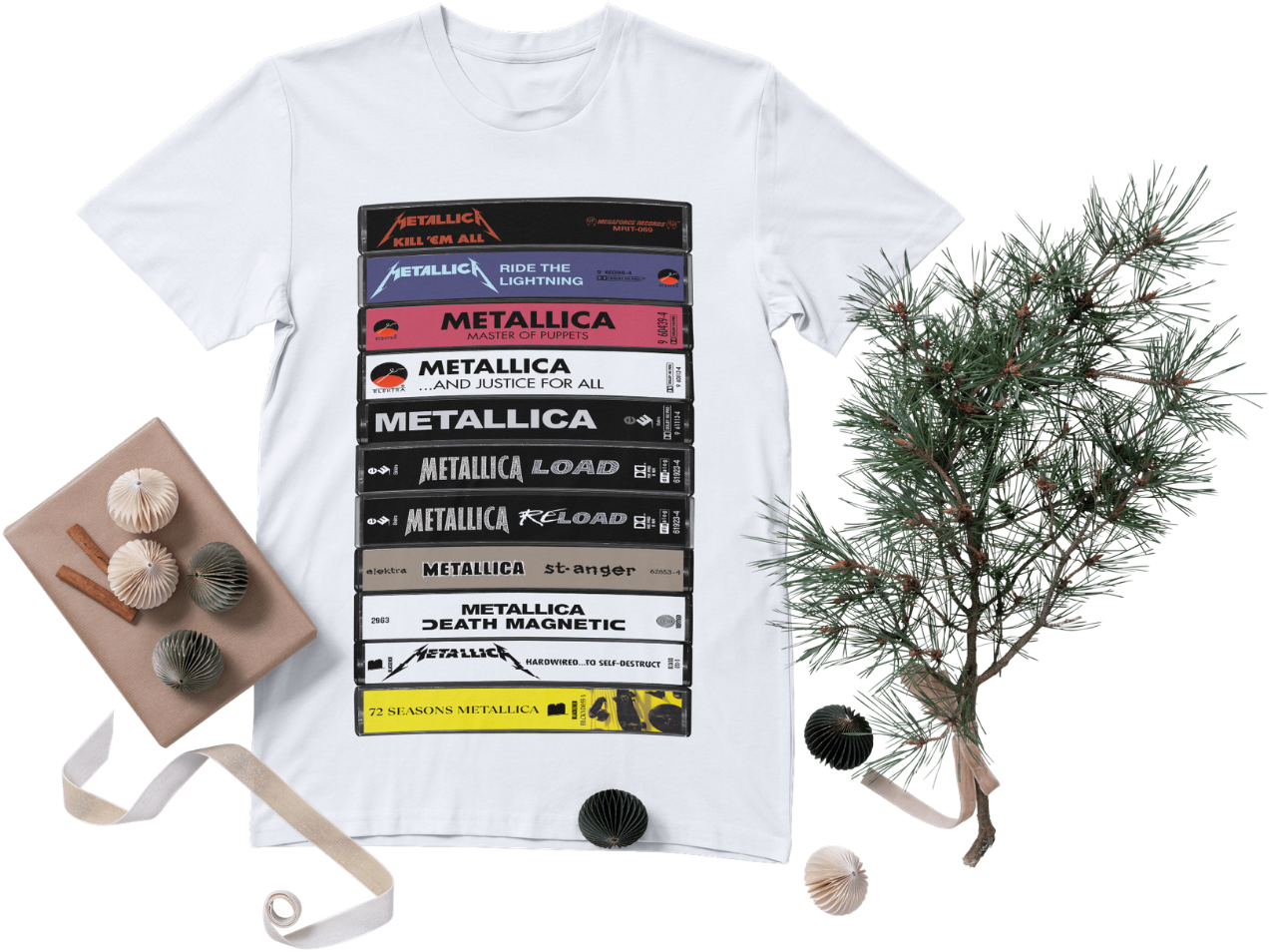 Metallica 11 Albums Cassette Retro Collection Premium Unisex T-Shirt