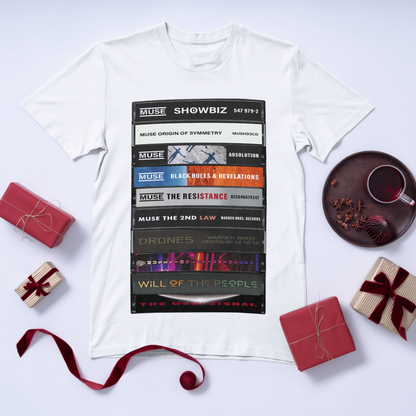 Muse Albums Cassette Retro Collection Premium Unisex T-Shirt