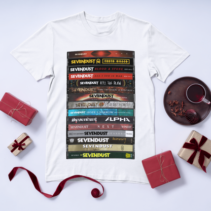 Sevendust Albums Cassette Retro Collection Premium Unisex T-Shirt