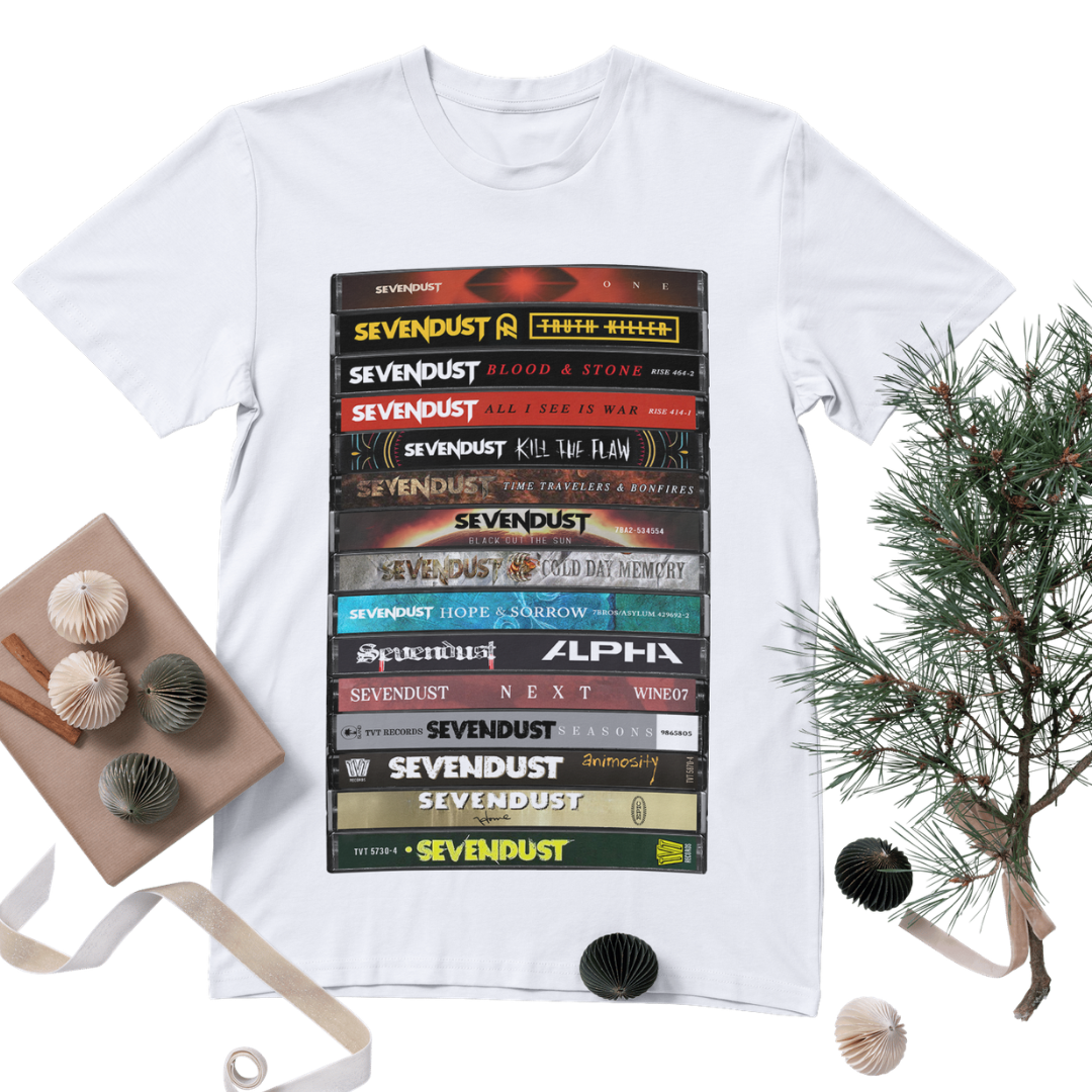 Sevendust Albums Cassette Retro Collection Premium Unisex T-Shirt