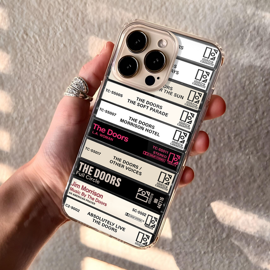 The Doors Albums Cassette Collection Retro Phone Case