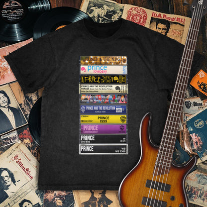 Prince Albums Cassette Retro Collection Premium Unisex T-Shirt