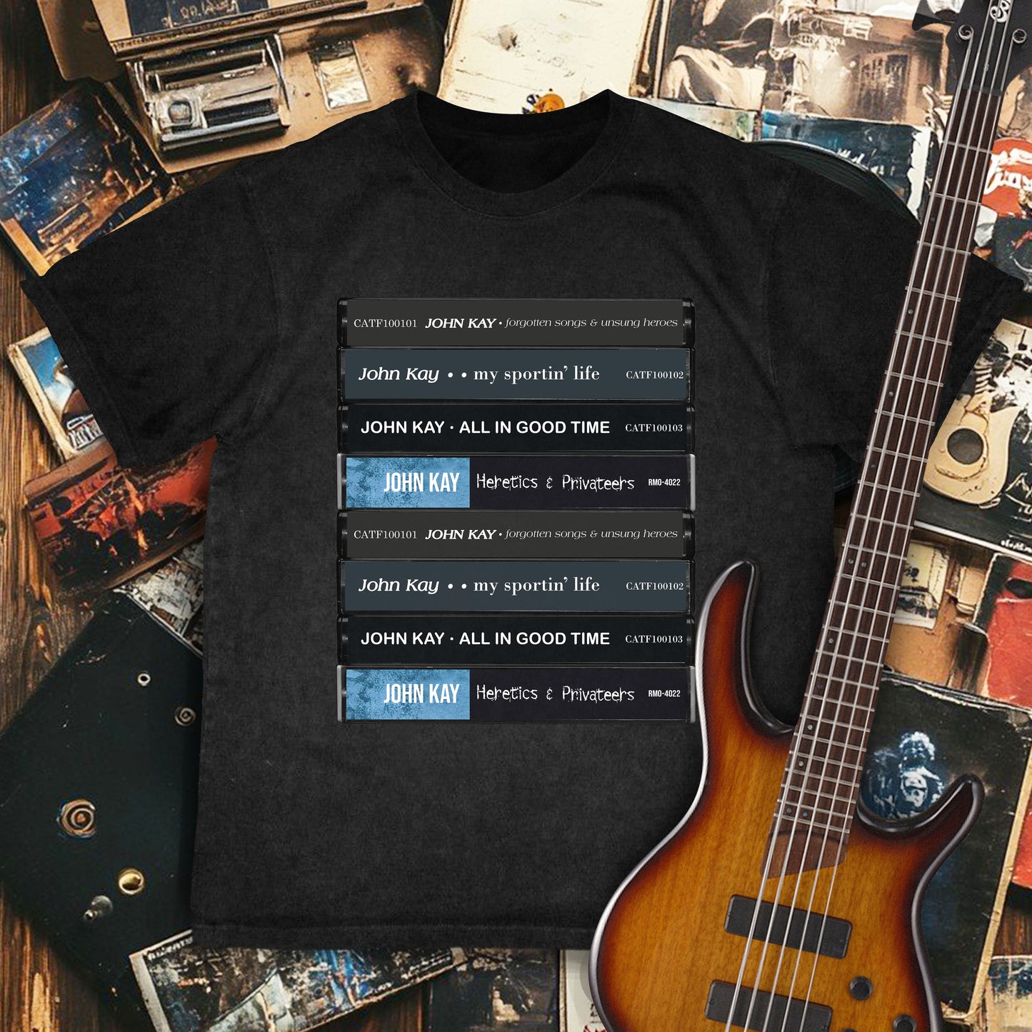 John Kay Albums Cassette Retro Collection Premium Unisex T-Shirt