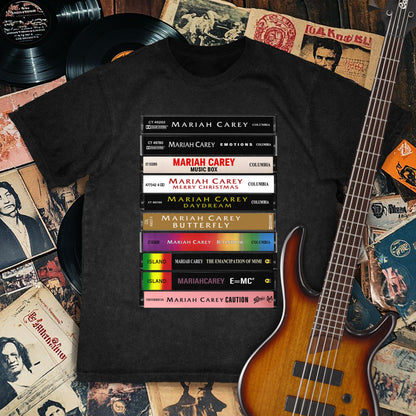 Mariah Carey Albums Cassette Retro Collection Premium Unisex T-Shirt