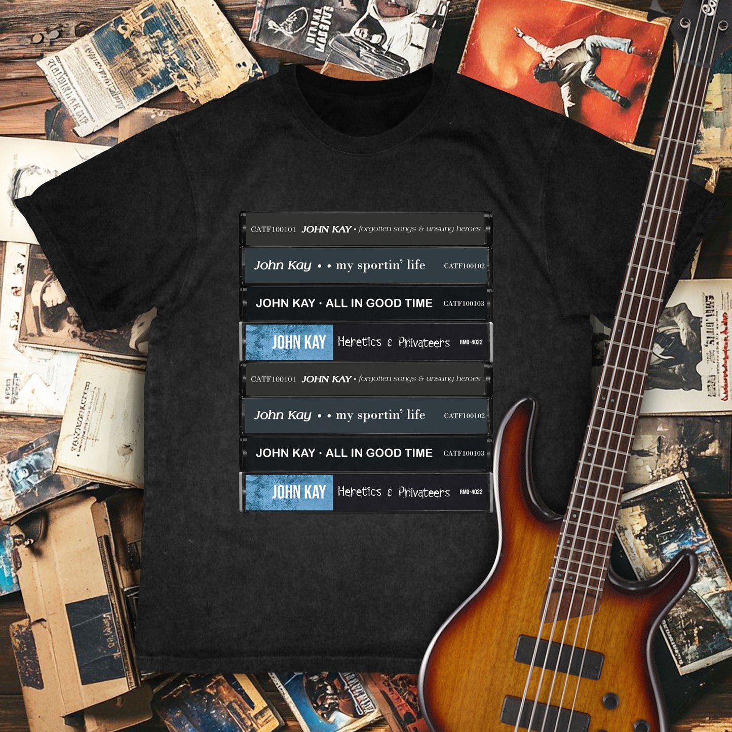 John Kay Albums Cassette Retro Collection Premium Unisex T-Shirt