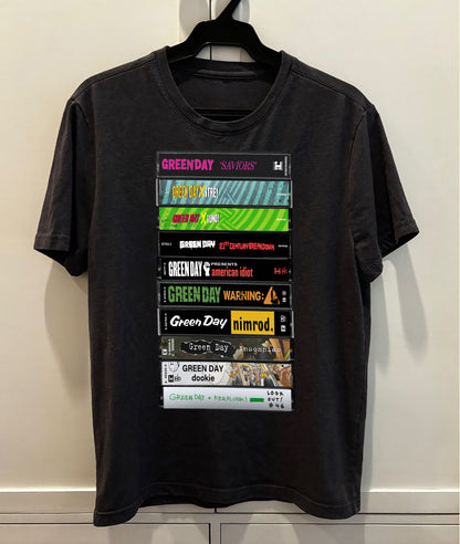 Green Day Albums Cassette Retro Collection Premium Unisex T-Shirt
